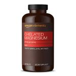 Amazon Elements - Chelated Magnesium, 240 tablets, 270 mg per Serving, as Magnesium Glycinate Chelate, Vegan