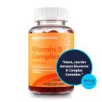 Amazon Elements - B-Complex, Supports Immune and Normal Energy Metabolism, 70 Gummies, 70-Day Supply, Vegan, Adult, Non-GMO (Previously Revly)