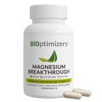 BIOptimizers Magnesium Breakthrough Supplement 4.0-7 Forms of Mg: Glycinate, Malate, Citrate, and More - Natural Support for Sleep and Cognitive Function - 60 Capsules- Calming Vitamins Complex