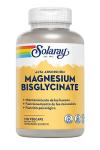 SOLARAY Magnesium Glycinate Capsules, Chelated Magnesium Bisglycinate w/BioPerine, Higher Absorption Magnesium Supplement - Bones, Muscles, Heart Support, Vegan (30 Servings, 120 VegCaps)