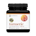 Youtheory Turmeric Extra Strength - 1,000 mg Turmeric Supplement - with 10 mg Black Pepper - Curcumin Joint Support* - Soy, Dairy & Gluten Free - 60 Vegetarian Capsules