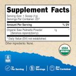 Nutricost Organic Saw Palmetto Powder 8oz - Certified USDA Organic Saw Palmetto, Gluten Free