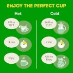 Lipton Decaffeinated Green Tea Bags, Unsweetened Teabags for Decaf Hot Tea or Decaf Iced Tea with Flavonoids, 40 Total Tea Bags