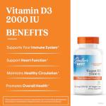 Doctors Best Vegan D3 2500 IU (Vitashine), Plant Sourced Vitamin D3, Non-GMO, Gluten Free, Soy Free, Vegan 60 Veggie Caps