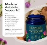 Modern Antidote Microplastic Detox - Sulforaphane, Milk Thistle & NAC Daily Drink Mix for Detoxing, Skin Aging Support, Brain Fog, Liver Support, Energy & Focus - 1 Tbsp/Serving - 28 Servings