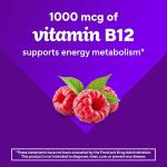 vitafusion Vitamin B12 Gummy Vitamins for Energy Metabolism Support, Raspberry Flavored, America’s Number 1 Gummy Vitamin Brand, 70 Day Supply, 140 Count