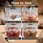 Kidney Tea Formula Ginseng Eight Treasure, Ginseng-Infused Eight Treasure Tea Bags, Red Date Wolfberry Mulberry Herbal Beverage for Women & Men, Natural Ingredients - 20bags (1)