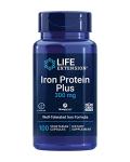 Life Extension Iron Protein Plus, Iron Protein succinylate, absorbable Iron Supplement for Whole-Body Health, Non-GMO, Gluten-Free, Vegetarian, 100 Capsules
