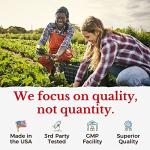 Vitalitown Iron Supplement for Women Men, Hign Potency 65mg Iron with Vitamin C 250mg, Less Constipating, Better for Blood Building & Energy Improvement, No Gluten, Non-GMO 60 Vegan Iron Pills