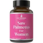 Saw Palmetto for Women. Womens Hair Growth Supplement Standardized for Potency, Consistency & Absorption. DHT Blocking Hair Vitamins with Biotin, Zinc, and More. Clean, Non-GMO, Vegan Supplement