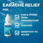 Hyland's Earache Drops, Natural Relief of Swimmer's Ear, Cold and Flu, Allergy Symptoms, Ages 4 and up, Day and Night, 0.33 Fl Oz