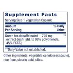 Life Extension Decaffeinated Mega Green Tea Extract – Polyphenol-Rich, Cell Health, Heart Health, Brain Health, Antioxidant Protection – Non-GMO, Gluten-Free, Vegetarian – 100 Capsules