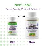 Paradise Herbs Earth's Blend Once Daily Multivitamin for Men, No Iron, 48 Organic Superfoods, Probiotics, Antioxidants, Vitamins A, B12, C, D, K2,120 Count