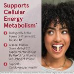 Jarrow Formulas Methyl B-12 1000 MCG and Methyl Folate 400 MCG, Extra Strength, Cellular Energy Metabolism and Cardiovascular Health Formula(1) With P-5-P, 100 Chewable Tablets, Up to a 100 Day Supply