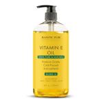 Majestic Pure Vitamin E Oil - 100% Pure & Natural, 20,000 IU | Premium Grade, Cold-Pressed and Tocopherol to Repair Dry, Damaged Skin| Moisturizing Skin, Hair and Scalp 8 Fl Oz