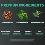 MaxVita Prostate Premium - Saw Palmetto for Men, Stinging Nettle, Ashwagandha, Lycopene, Bladder & Urinary Relief, Prostate Supplement for Men, 60ct