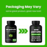 NutraChamps Saw Palmetto Supplement for Prostate Health [Extra Strength] 600mg Complex with Extract, Berry Powder & Herbs - Supports Healthy Urination Frequency, 120 Capsules