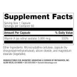 Bariatric Advantage Vitamin A 3,000 mcg - for Bariatric Surgery Patients - Easy-Digest Mini Capsules - Vitamin A Supplements - Eye Health Support* - 60 Count