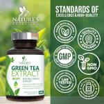 Green Tea Extract Capsules 1000mg 98% Standardized EGCG - 3X Strength for Natural Energy - Heart Support with Polyphenols - Gentle Caffeine - 240 Capsules
