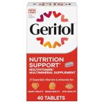 Geritol, Multivitamin Supplement, Contains B-Vitamins, Antioxidants, Vitamins C, E & D and Iron, 26 Essential Vitamins and Minerals, Gluten-Free, Non-GMO, No Artificial Sweeteners, 40 Tablets