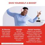 Geritol, Multivitamin Supplement, Contains B-Vitamins, Antioxidants, Vitamins C, E & D and Iron, 26 Essential Vitamins and Minerals, Gluten-Free, Non-GMO, No Artificial Sweeteners, 40 Tablets