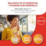 Geritol, Multivitamin Supplement, Contains B-Vitamins, Antioxidants, Vitamins C, E & D and Iron, 26 Essential Vitamins and Minerals, Gluten-Free, Non-GMO, No Artificial Sweeteners, 40 Tablets