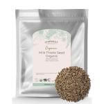 Starwest Botanicals Organic Milk Thistle Seed Whole - Loose Leaf Milk Thistle for Tea & Cooking, Mix in Juice, Add to Smoothies, Oatmeal, & Yogurt, Certified Kosher, Non-GMO - Bulk 1 lb Bag