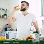 Piping Rock Milk Thistle Supplement | 3000mg | 200 Capsules | Concentrated Herbal Extract | Non-GMO, Gluten Free