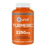 Qunol Turmeric Curcumin with Black Pepper, 2250mg Turmeric Extract with 95% Curcuminoids, Extra Strength Turmeric Supplement, Enhanced Absorption, Joint Support Supplement, 150 Vegetarian Capsules