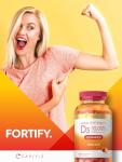 Carlyle Vitamin D3 10000iu Gummies for Adults | 80 Count | Peach Flavored Gummy | High Potency for Women & Men | Vegetarian, Non-GMO, Gluten Free Supplement