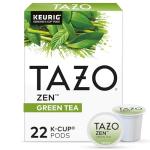 TAZO Zen Green Tea K-Cups, Green Tea Zen for Health and Wellness, 22 Pods