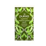 Pukka Supreme Matcha Green Organic Herbal Tea, Energizing Infusion With Matcha Powder, Ideal For Daily Vitality, Caffeine Free, 80 Total Tea Bags (20ct - Pack of 4)