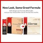 JUNG Kwan Jang Everytime Korean Red Ginseng Extract Stick 3,000mg Original - Adaptogen Energy Drink Liquid Stick Supplements - Energy Boost & Immune Support, Caffeine Free (30 Sticks)