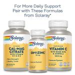 SOLARAY Vitamin B Complex, Healthy Energy Supplement, Red Blood Cell Formation, Nerve & Immune Support, Super B Complex Vitamins with Folic Acid, Vitamin B12, Vitamin B6 & More, Vegan, 100 VegCaps