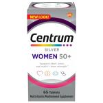 Centrum Silver Women's Multivitamin for Women 50 Plus, Multivitamin/Multimineral Supplement with Vitamin D3, B Vitamins, Non-GMO Ingredients, Supports memory and cognition in older adults - 65 Ct
