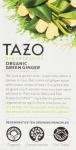 TAZO Organic Green Tea, Green Ginger, Caffeinated Tea, 16 Total Bags