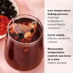 Turmeric Kidney Tea Formula Ginseng Eight Treasure, Ginseng Wolfberry Mulberry Red Dates Yam Herbal Tea for Men & Women, 200g(10g*20PCS) (1)