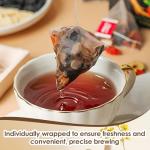 Turmeric Kidney Tea Formula Ginseng Eight Treasure, Ginseng Wolfberry Mulberry Red Dates Yam Herbal Tea for Men & Women, 200g(10g*20PCS) (1)