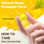 Jovariquethor Saw Palmetto for Women - DHT Blocker Hair Growth Supplement - 500mg Potent Saw Palmetto Gummies for Hair, Skin, Nails, Urinary Wellness - Mango-Pineapple Flavor - 120 Gummies