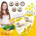 Jovariquethor Saw Palmetto for Women - DHT Blocker Hair Growth Supplement - 500mg Potent Saw Palmetto Gummies for Hair, Skin, Nails, Urinary Wellness - Mango-Pineapple Flavor - 120 Gummies