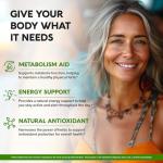 Green Tea Extract Capsules with Green Coffee Beans & Apple Cider Vinegar - Energy & Metabolism Support - Green Tea Supplement 50% EGCG - 20:1 Natural Extract - for Men & Women - 120 Vegan Capsules