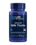 Life Extension Advanced Milk Thistle, silymarin, silybin, phospholipids, Promotes Healthy Liver Function, Gluten-Free, Non-GMO, 60 softgels