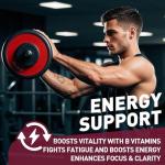 Nextdia Brain & Mood Support Gummies, Super Vitamin B Complex for Men & Women, All B Vitamin B1 B2 B3 B5 B6 B7 B9 MethyB12 with PABA, Inositol, Choline, Supports MTHFR Gene & Energy, Vegan, 120Ct