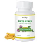 MISS PEP Milk Thistle,500 Mg Milk Thistle Supplement Per Capsule,Liver Health Support,Vegan and Non-GMO, 60 Capsules(1 Bottle)