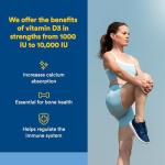 Natural Factors, Vitamin D3 1000 IU (25 mcg), Supports Strong Bones, Muscles and Immune Function, 180 Tablets