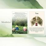 Monbrizz kidney tea formula Ginseng Six treasure tea te divina, maca root, Goji berries, turmeric kidney formula ginseng eight treasure Cleanse Detox Caffeine-Free Tea (40count)