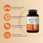 NatureBell Liposomal Vitamin C 2,000mg Per Serving, 240 Capsules | High Absorption Fat-Soluble Vitamins – Immune Support – Collagen Booster – Antioxidant Supplement – Non-GMO