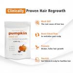 BRAMHO Pumpkin Seed Oil for Hair Growth and Saw Palmetto Complex, 3000mg, Non-GMO, for Prostate, Urinary and Hair Support-180 Count