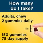 Nature Made Multi for Him, Mens Multivitamins Gummies, Energy Metabolism Support, Multivitamin for Men, 150 Gummy Vitamins and Minerals, 75 Day Supply