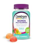 Centrum Women’s Multivitamin Gummies, Immune, Energy, Healthy Appearance Support, 100 Count, 50 Day Supply